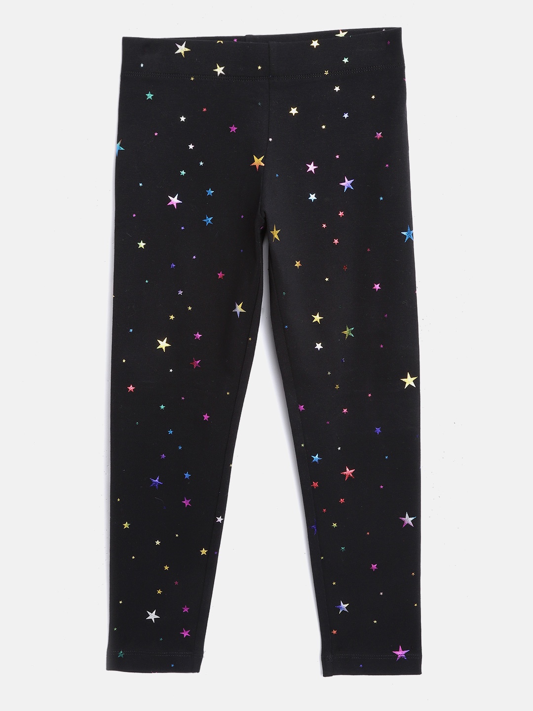 

Marks & Spencer Girls Black Star Print Leggings