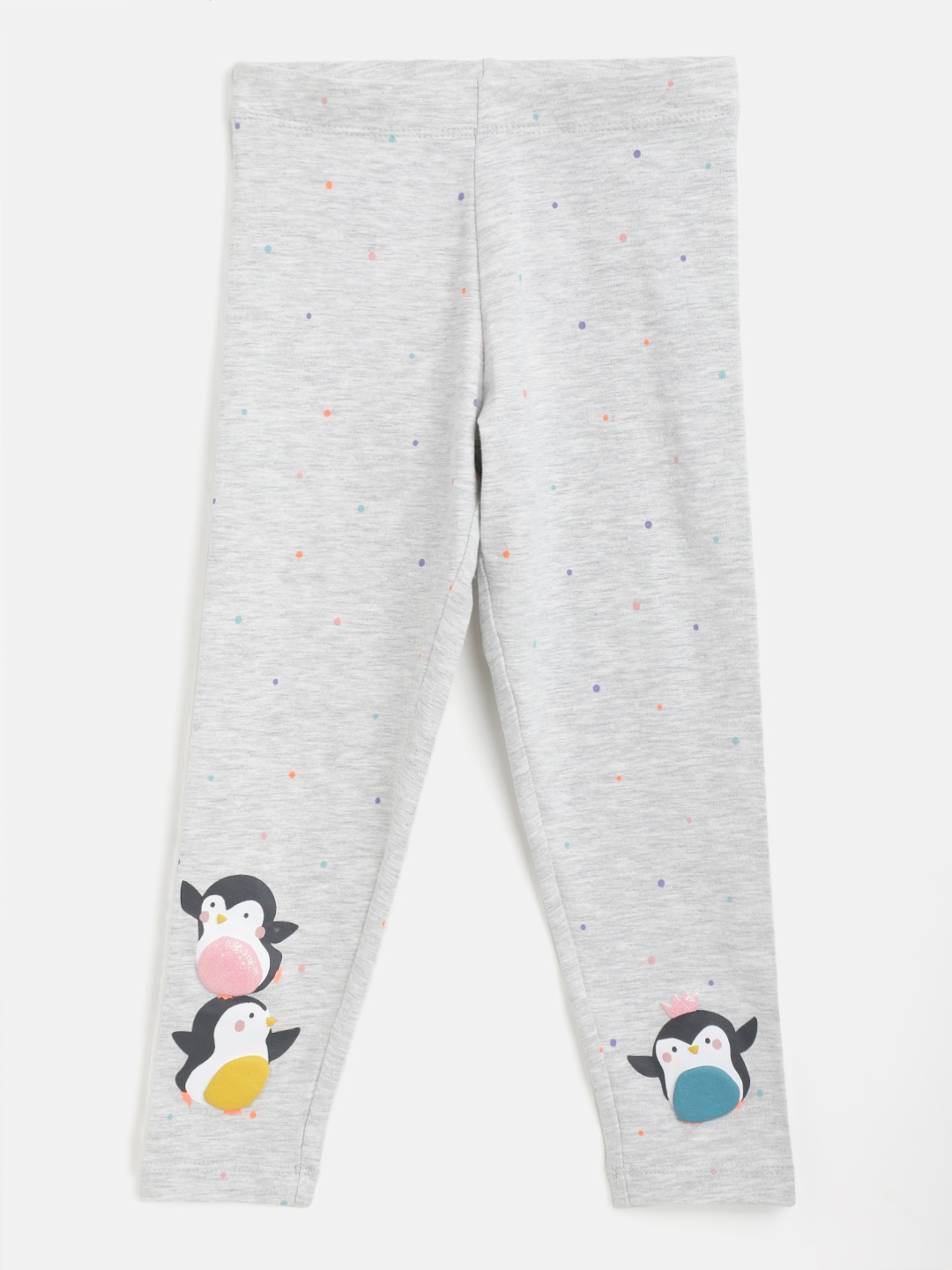 

Marks & Spencer Grey Printed Cotton Leggings