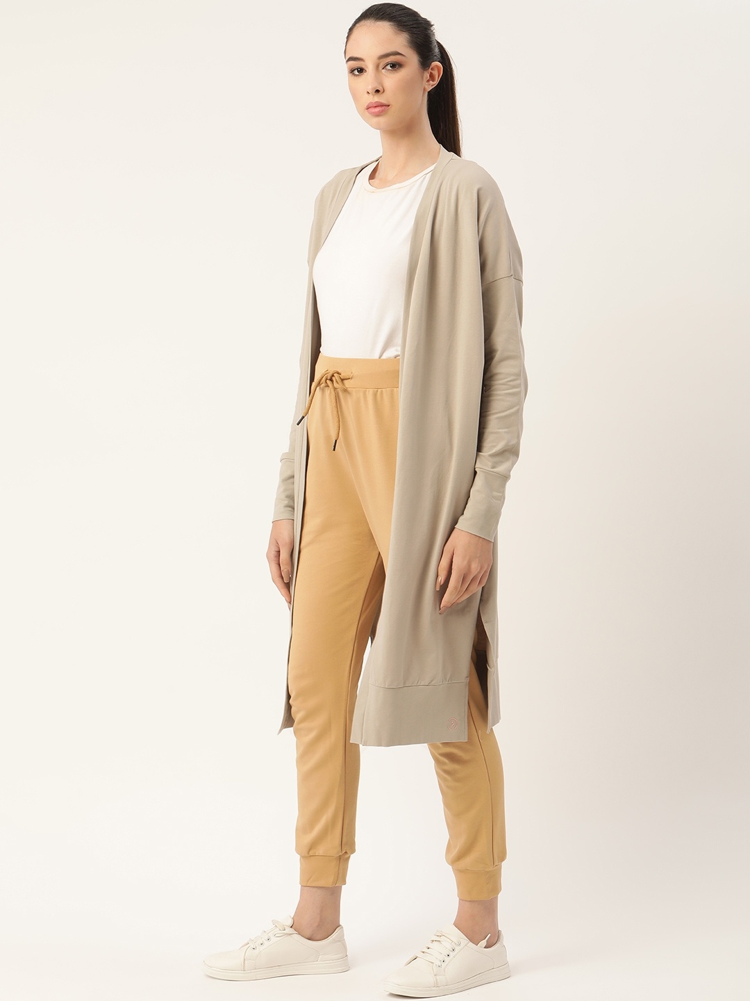 

KICA Women Grey Longline Shrug