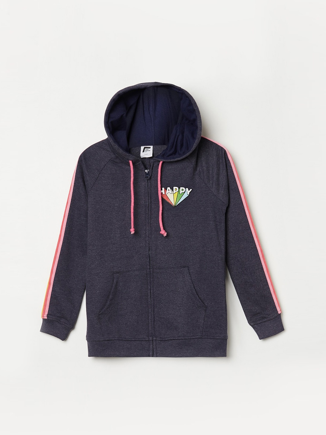 

Fame Forever by Lifestyle Girls Navy Blue Hooded Sweatshirt