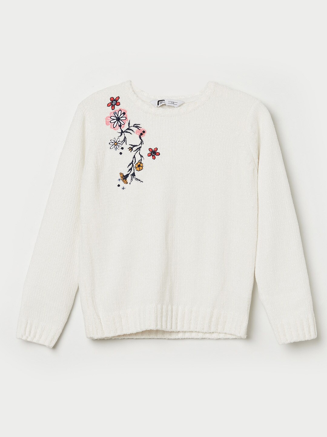 

Fame Forever by Lifestyle Girls Off White Floral Pullover