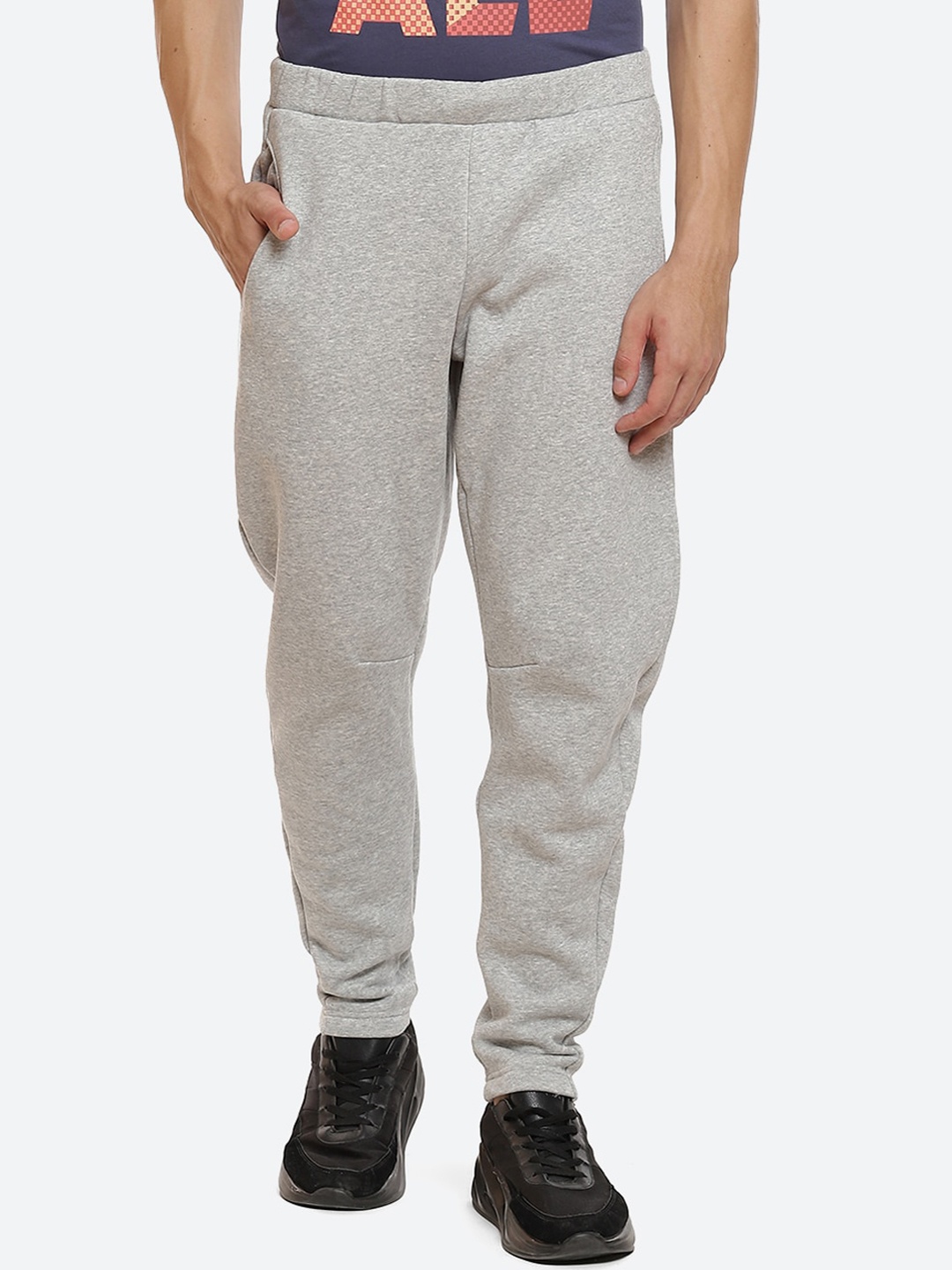 

ASICS Men Solid Cotton M Thermal Track Pants, Grey