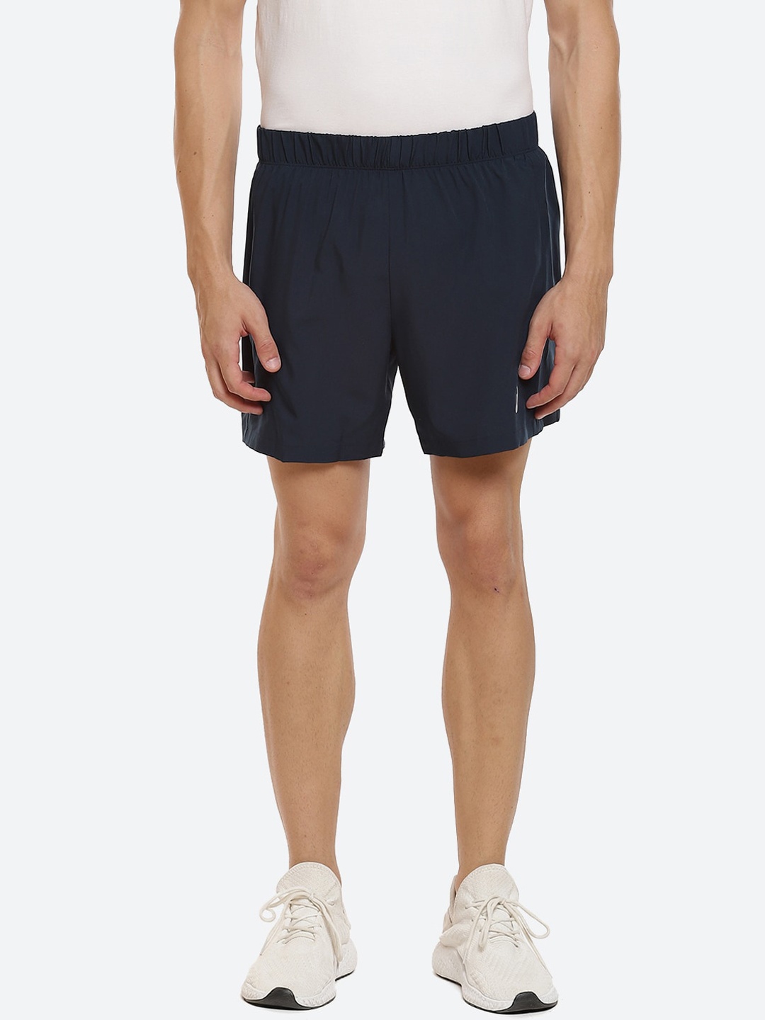 

ASICS Men Blue KATAKANA 5IN Sports Running Shorts
