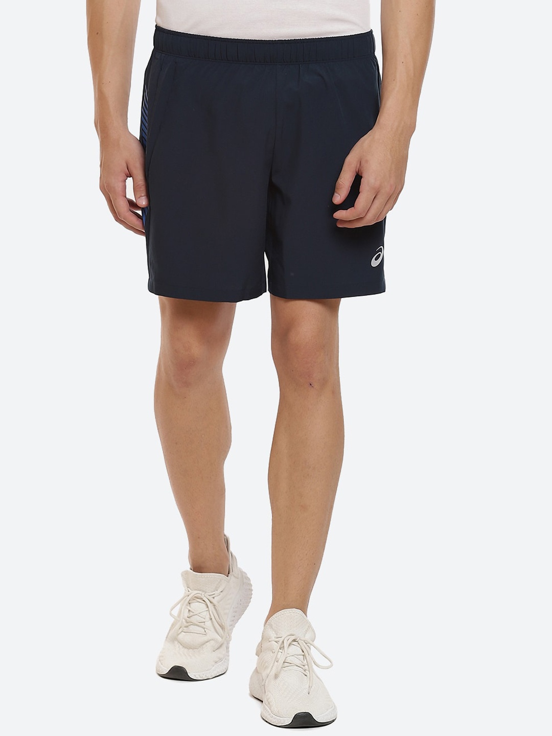 ASICS Men Blue ICON 7IN Sports Running Shorts