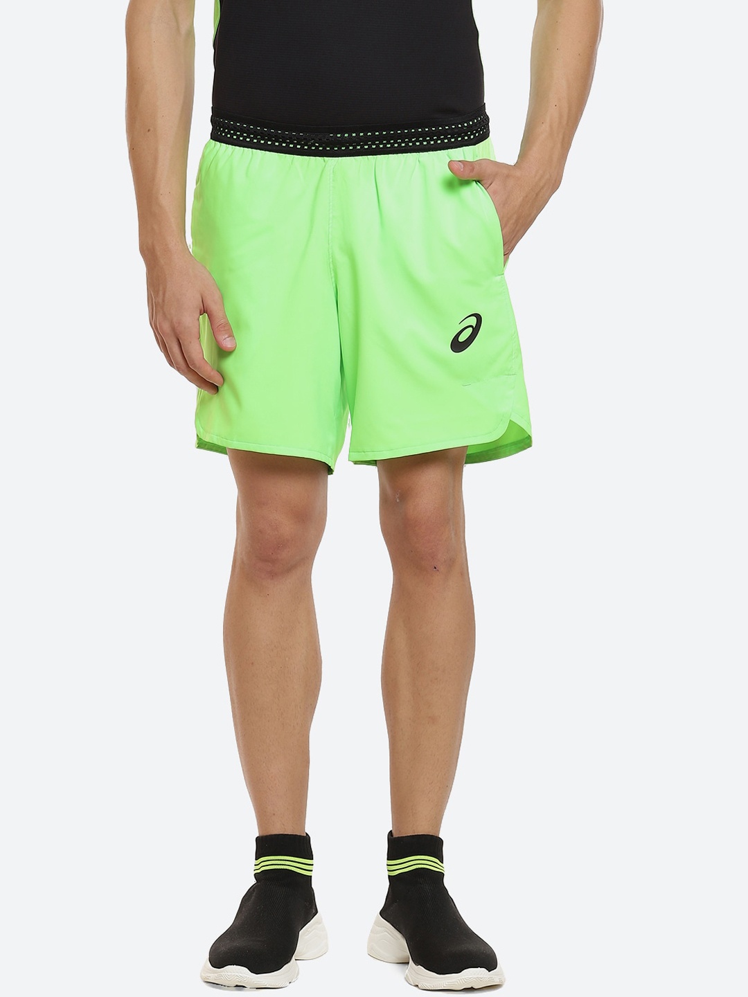 

ASICS Men Green Tennis Shorts Match M 7In