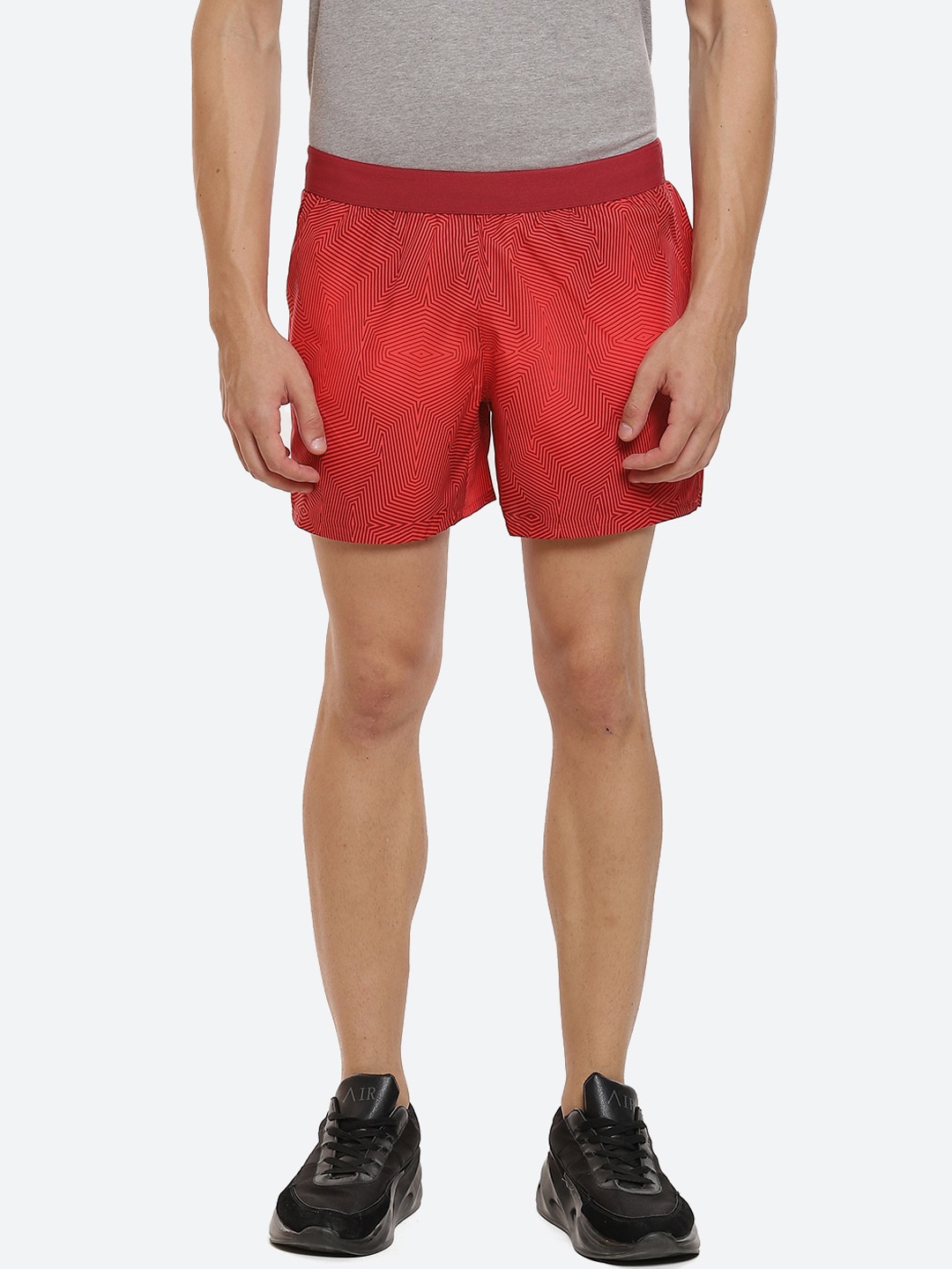 

ASICS Men Red KASANE Sports Running Shorts