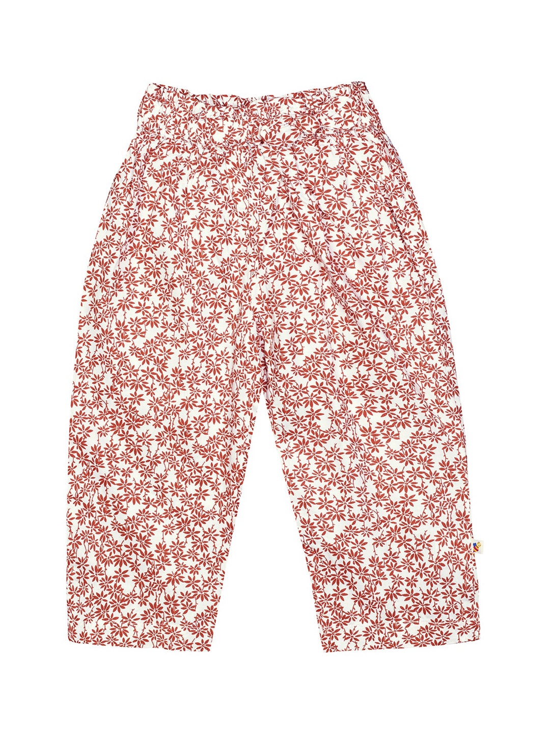 

Budding Bees Girls Pink Floral Printed Trouser