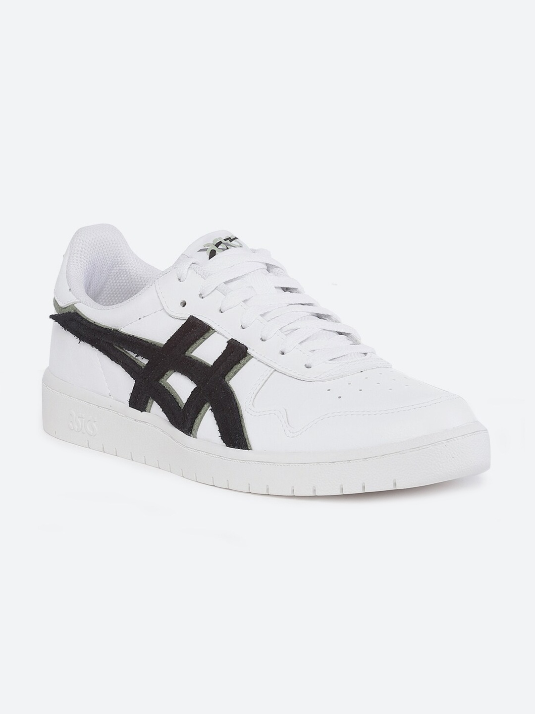 

ASICS Men White Striped PU JAPAN S Sneakers