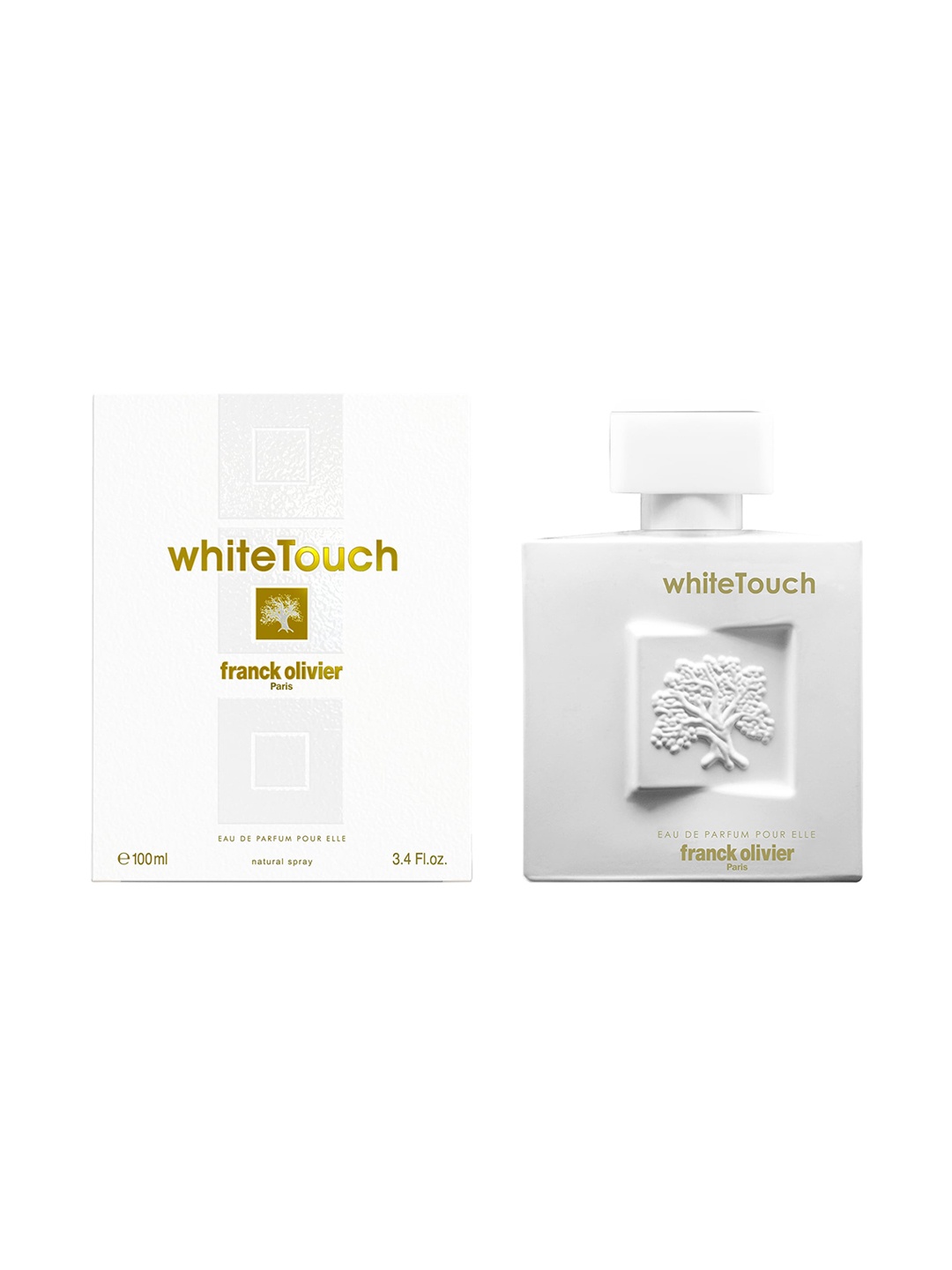 

Franck Olivier Woman White Touch Eau de Parfum Spray-100ml, Transparent