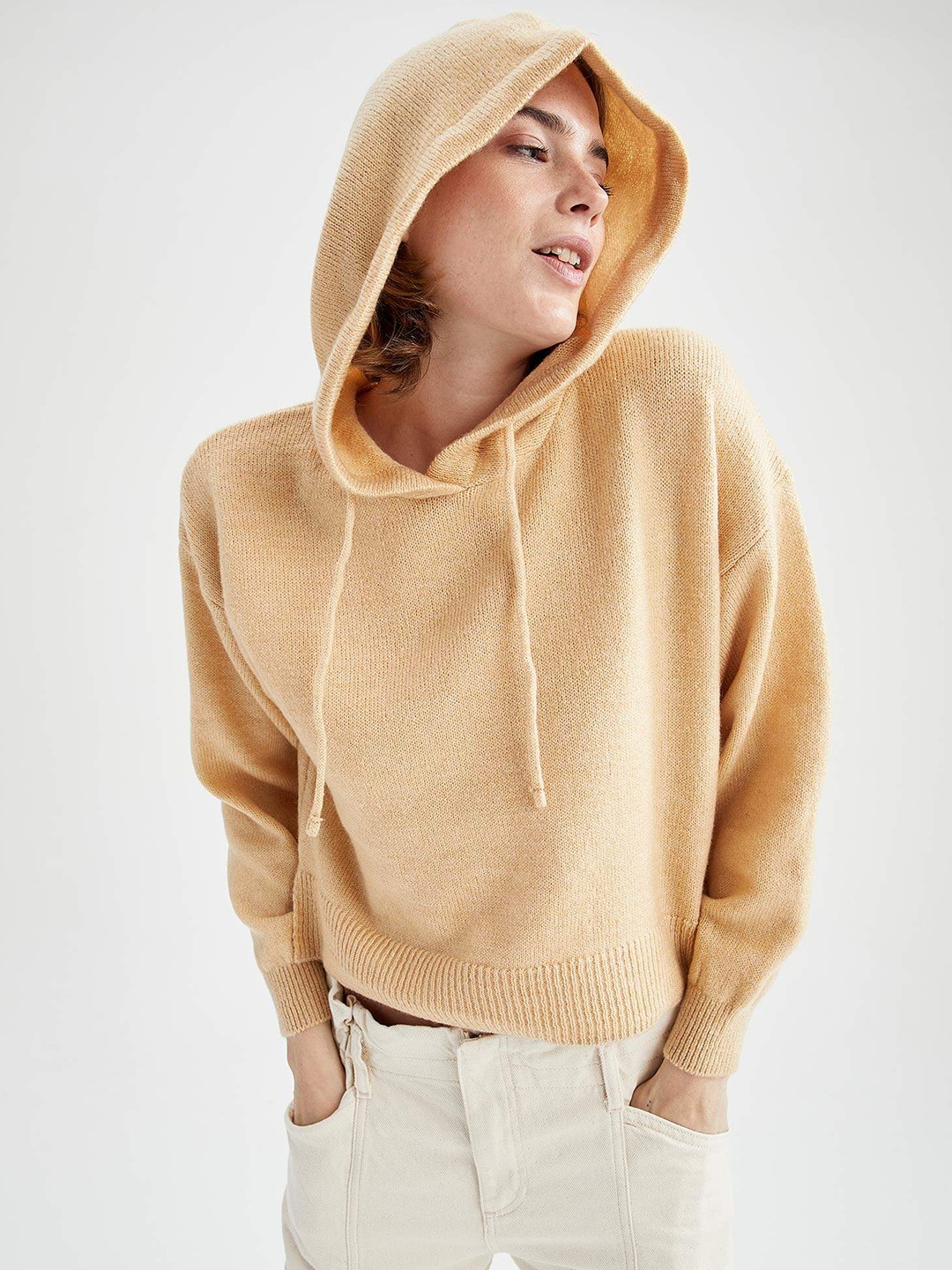 

DeFacto Women Yellow Pullover