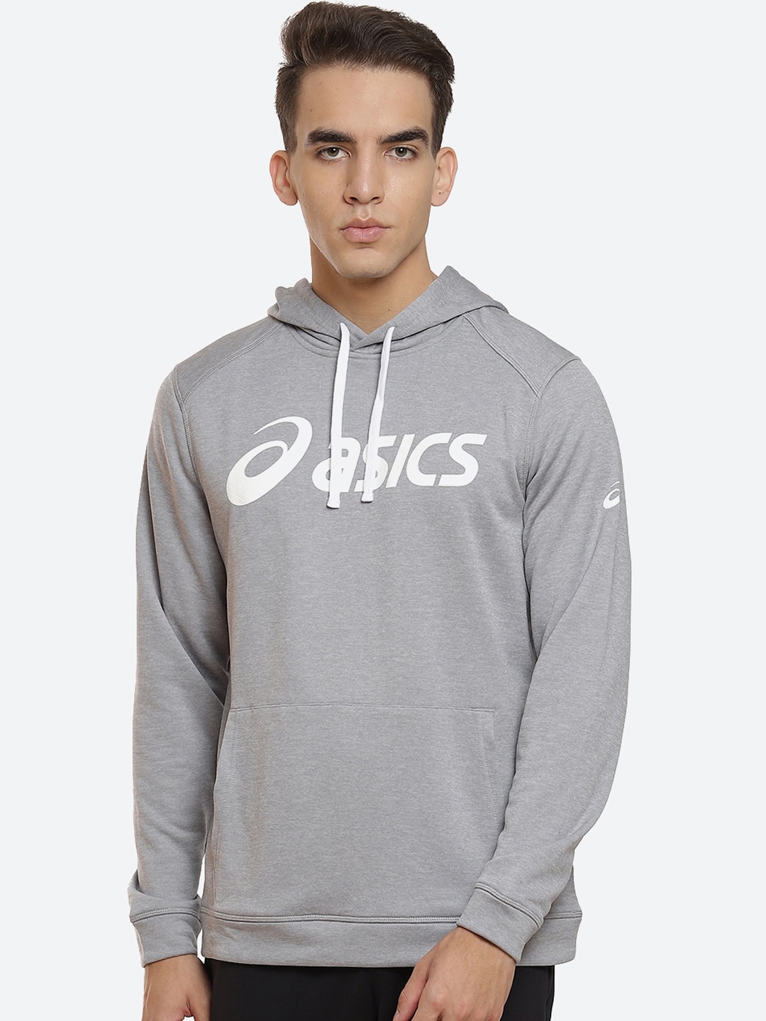 

ASICS Men M French Terry Brand Logo Printed Training Sweatshirt, Black