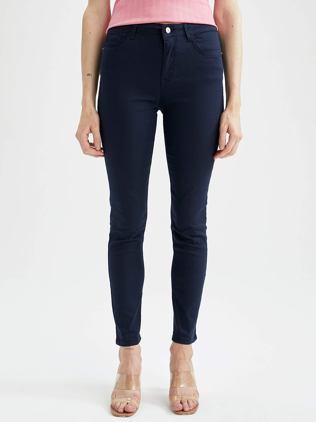 

DeFacto Women Blue Rebeca Skinny Fit Denim Trousers