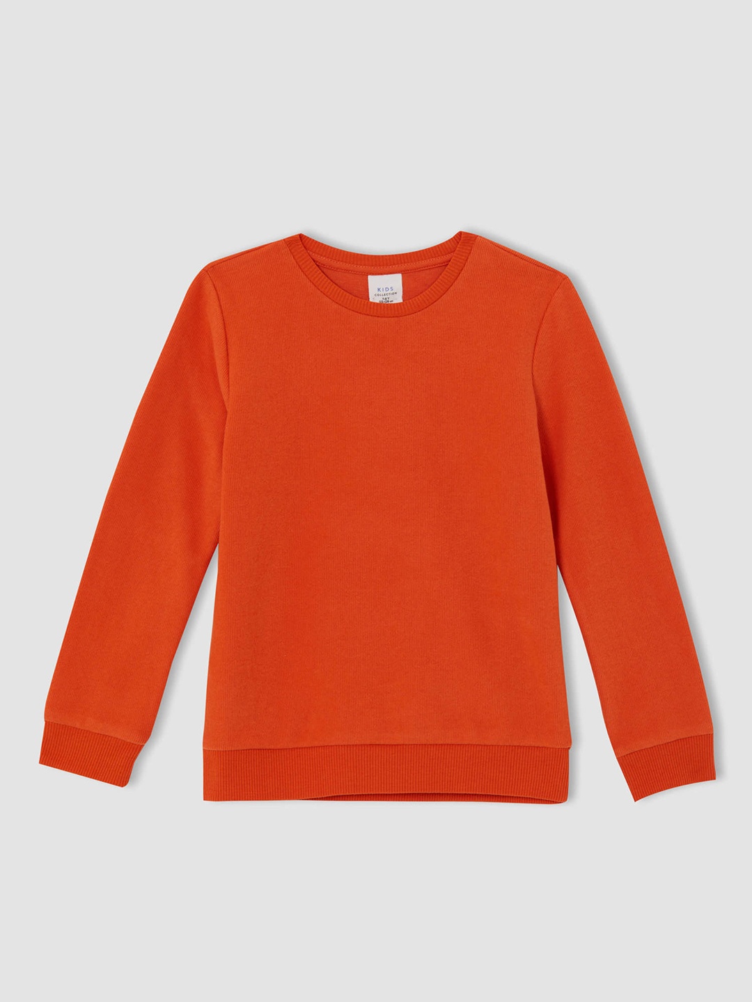 

DeFacto Boys Orange Solid Sweatshirt