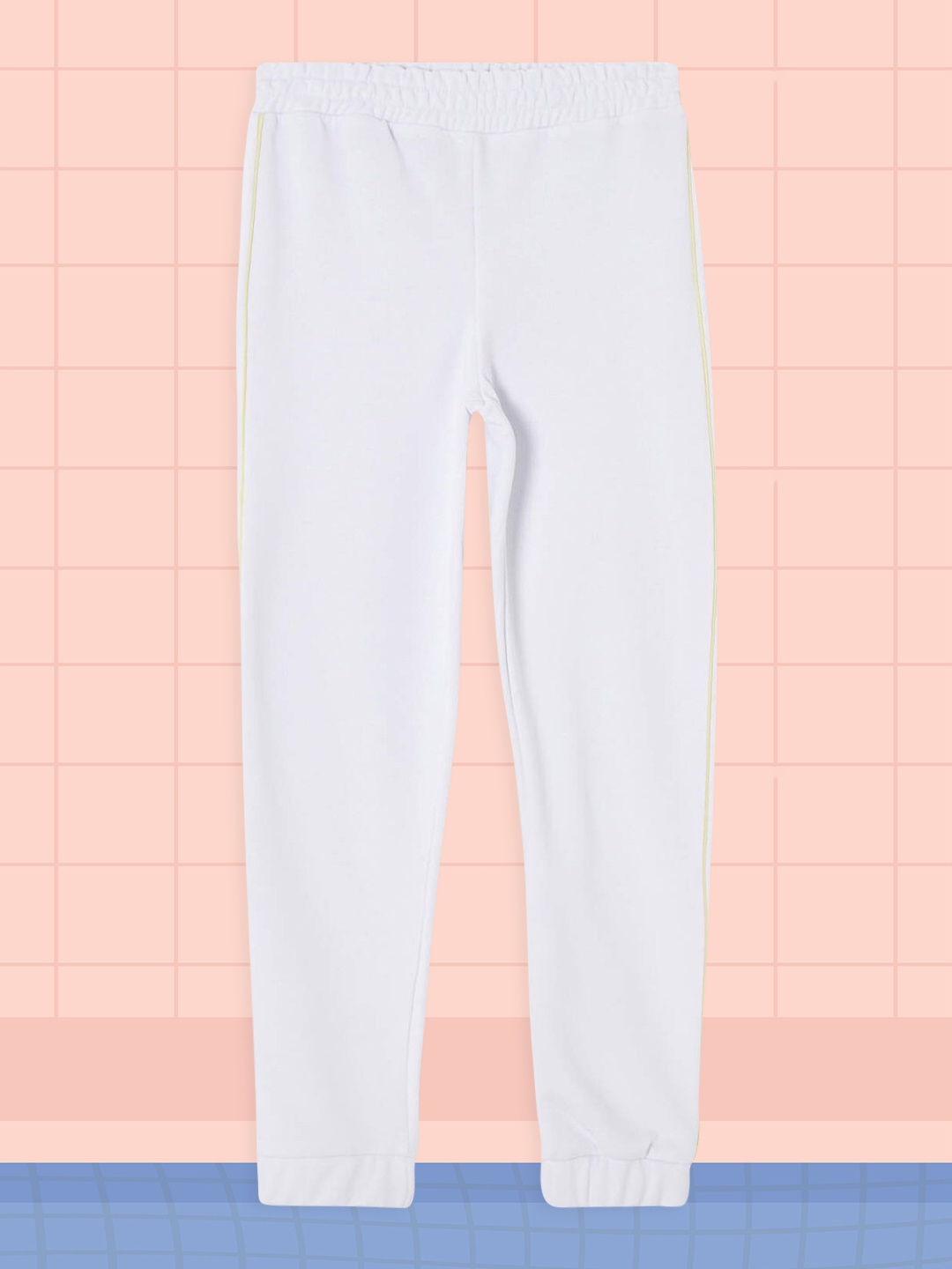 

DeFacto Girls White Solid Joggers Trousers