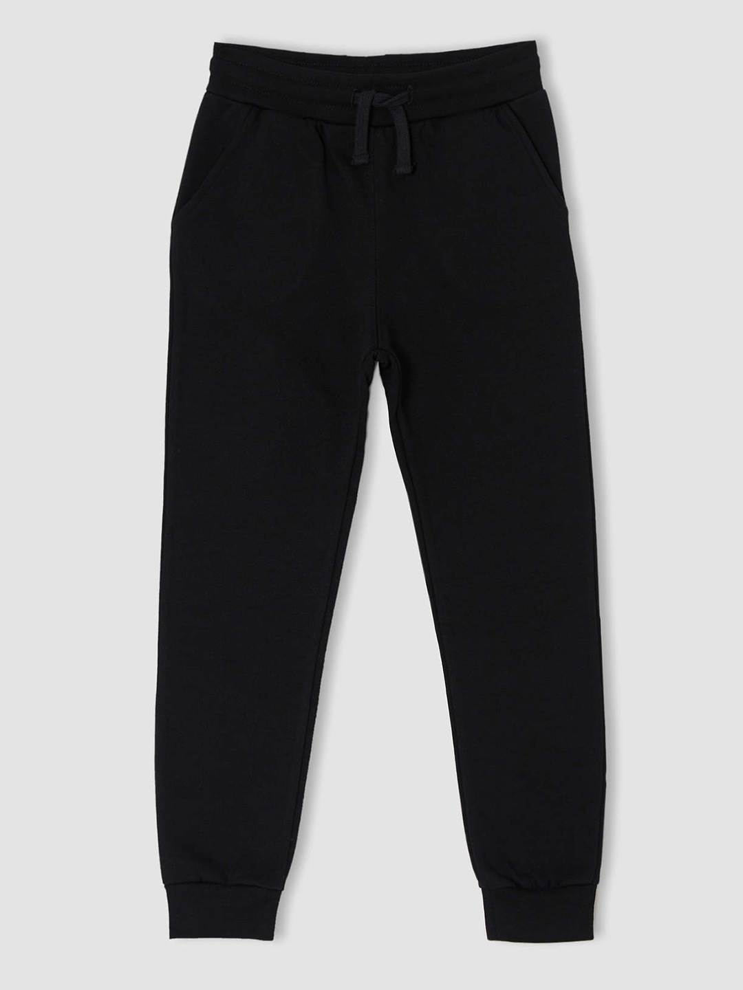 

DeFacto Boys Black Solid Slim Fit Joggers