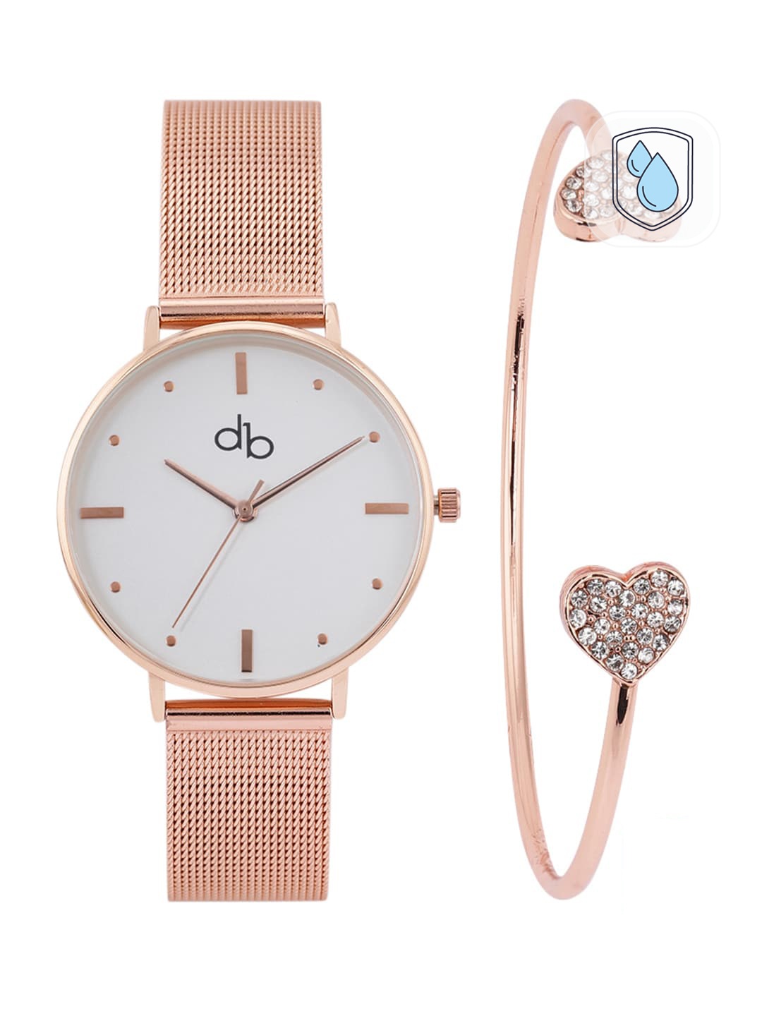 

DressBerry Women White Analogue Watch