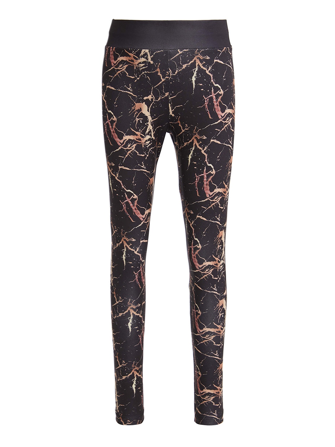 

DeFacto Girls Black Abstract Print Stretchable Leggings