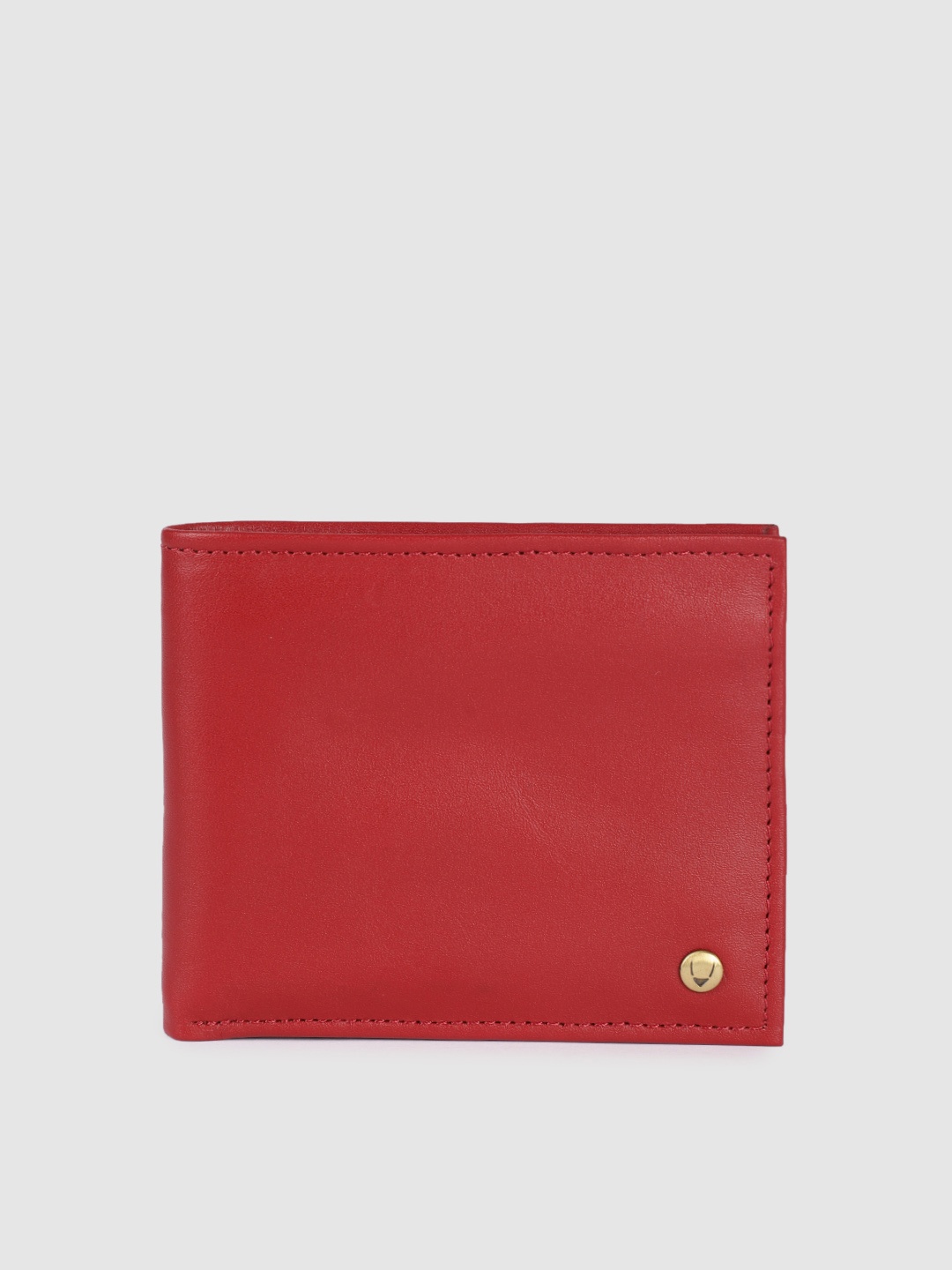 

Hidesign Men Red Solid Leather Two Fold Wallet