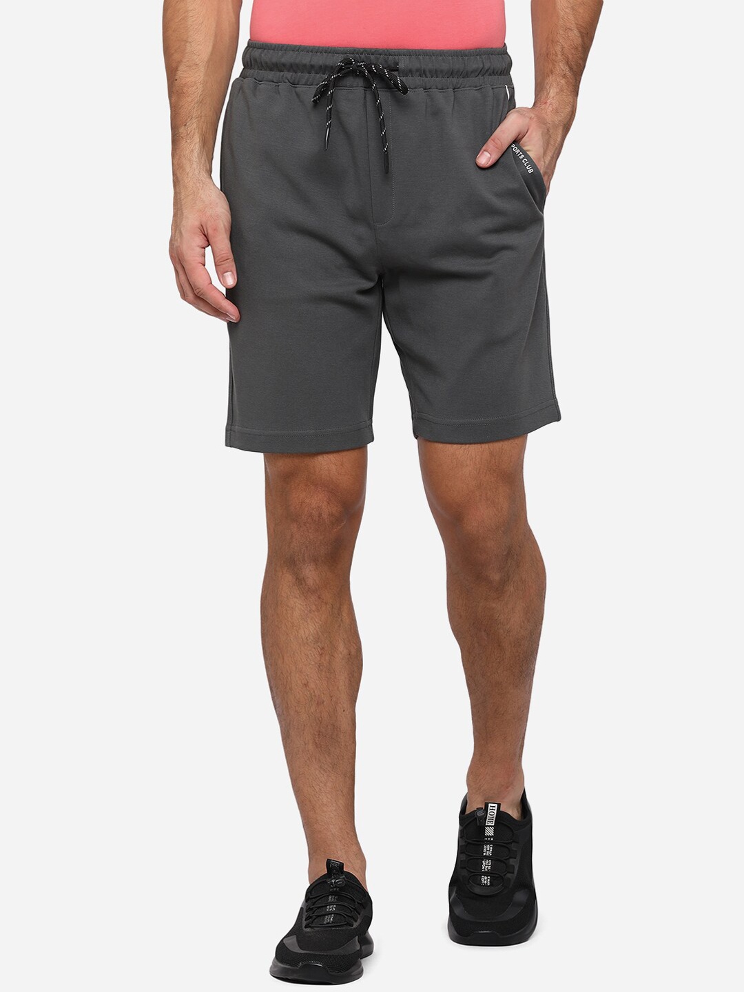 

JADE BLUE Men Grey Regular Shorts