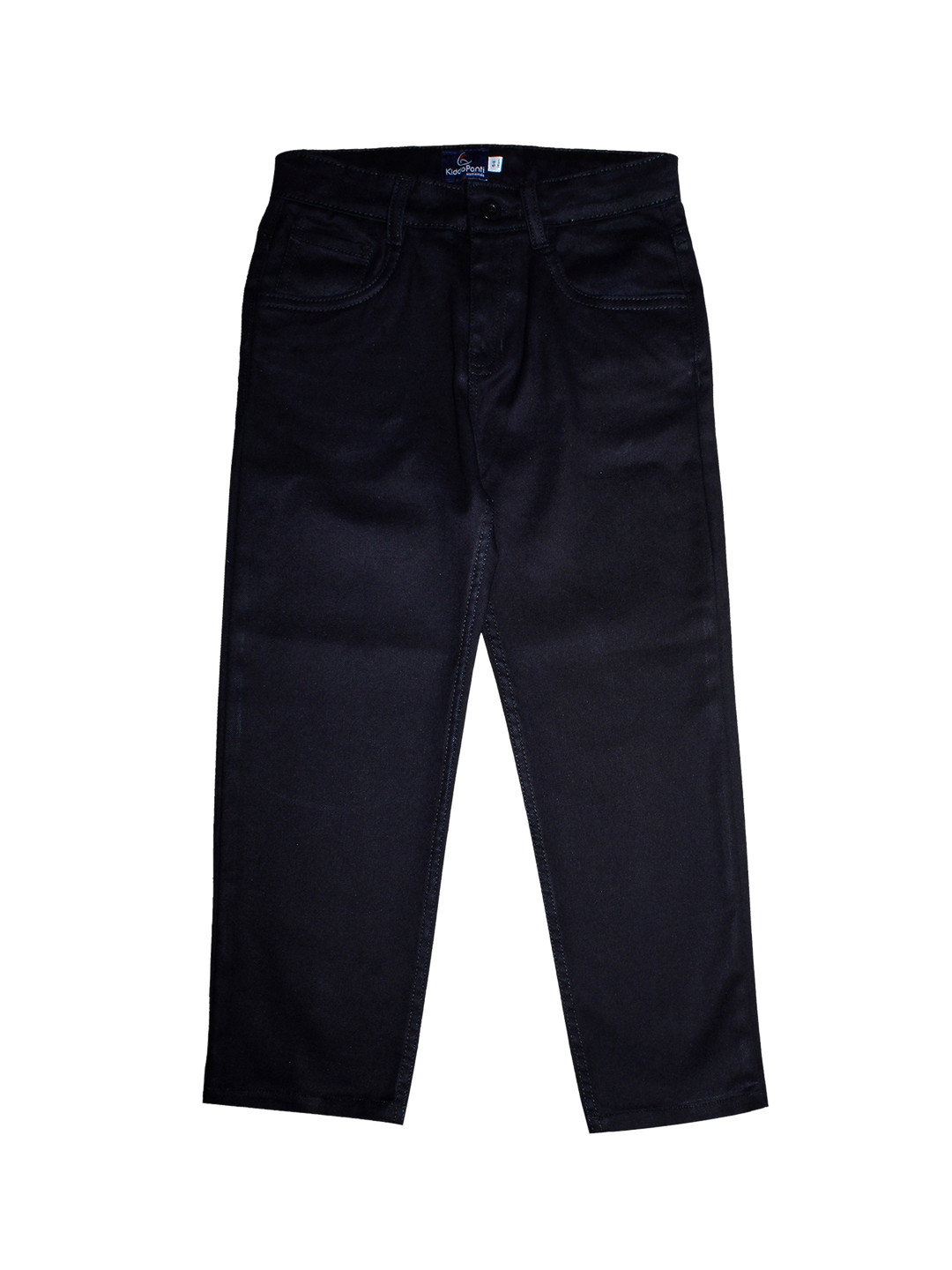 

KiddoPanti Boys Black Regular Fit Casual Trousers