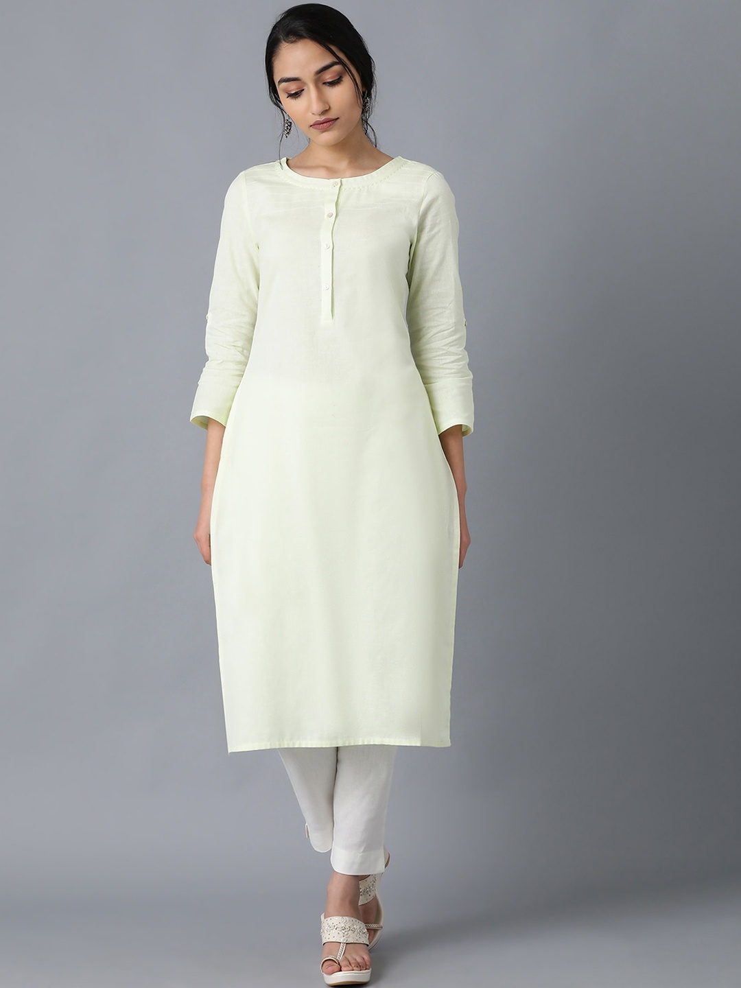

W Women Yellow Kurta