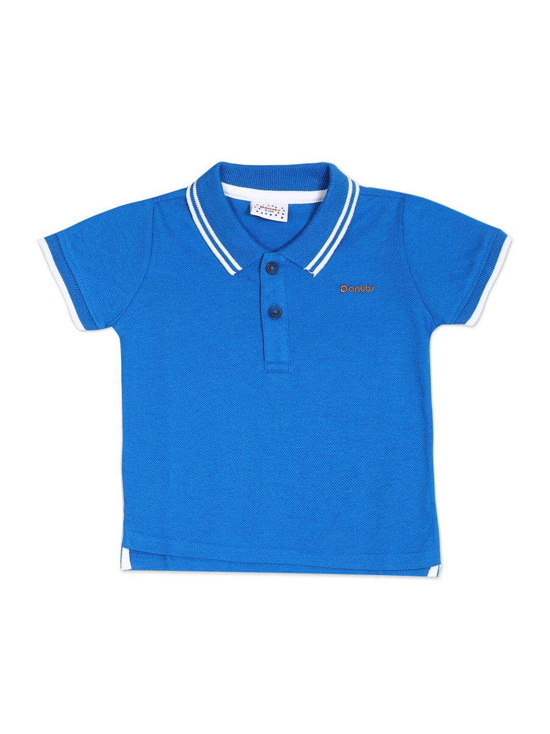 

Donuts Boys Blue Polo Collar T-shirt