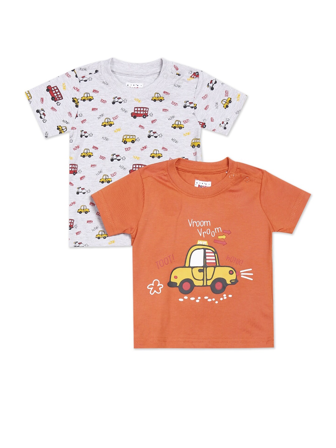 

Donuts Boys Multicoloured Pack Of 2 Printed T-shirt, Multi