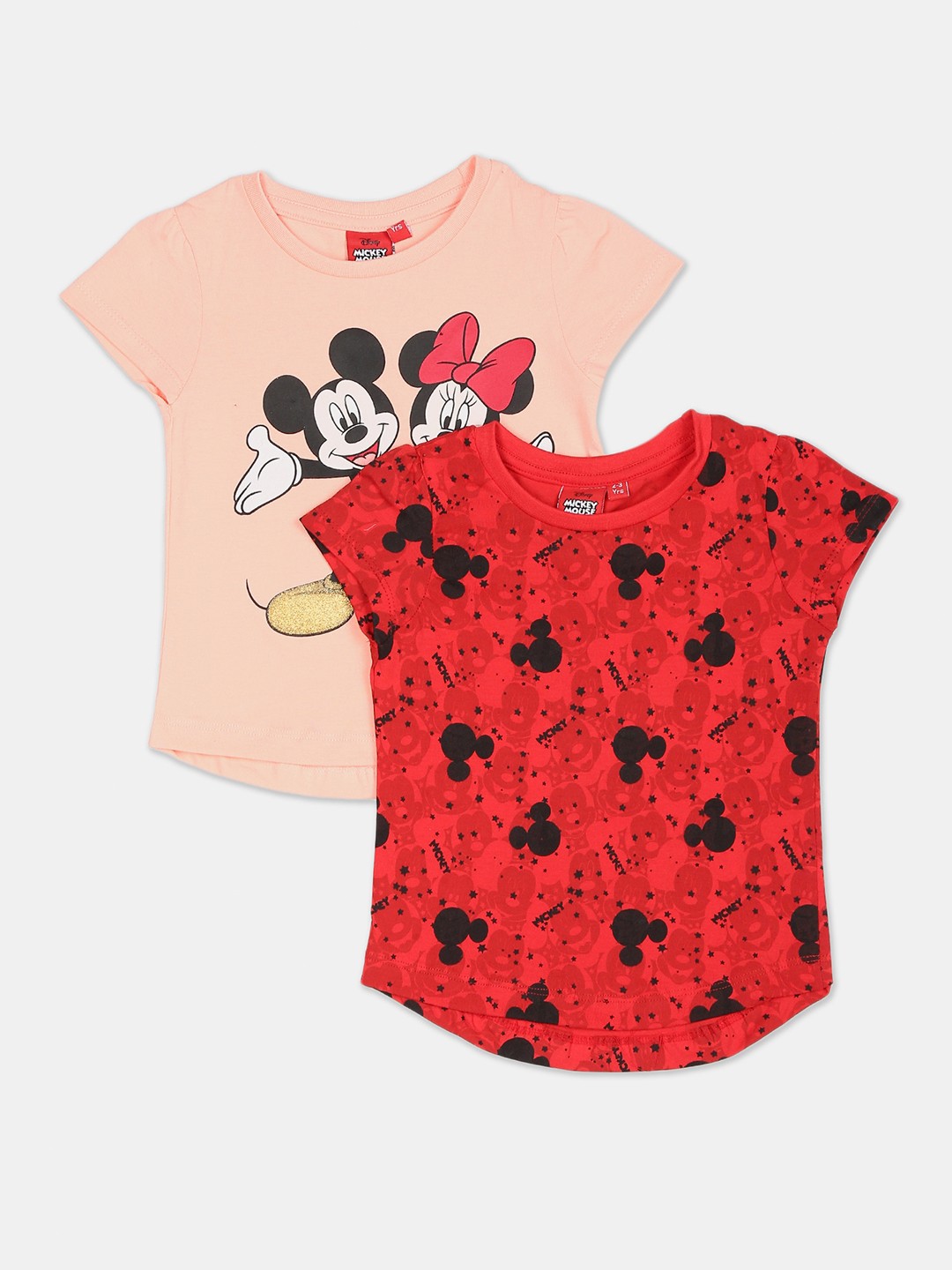 

Colt Girls Assorted Pack of 2 Printed T-shirts