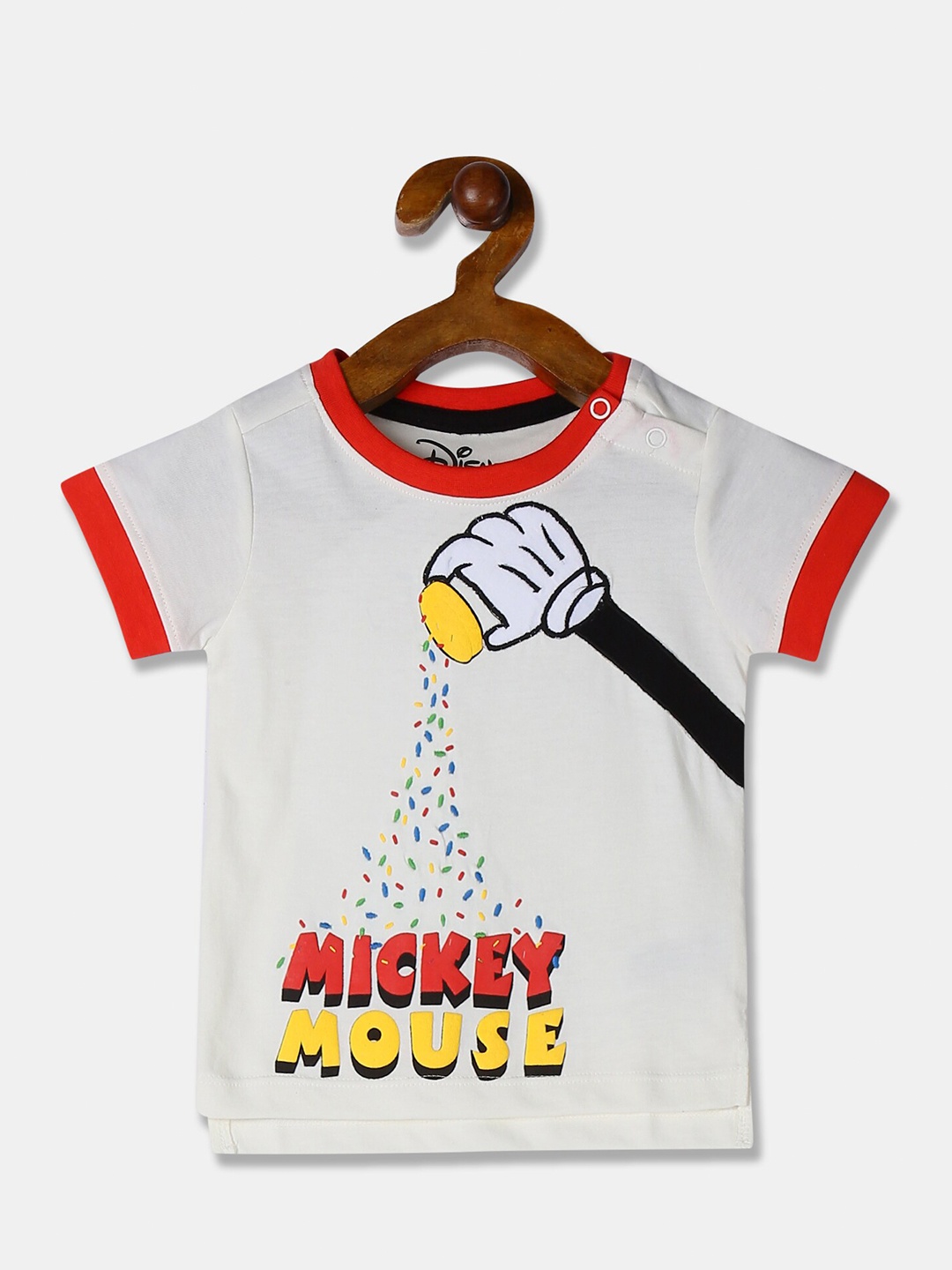 

Colt Boys Off White Mickey Mouse Printed T-shirt