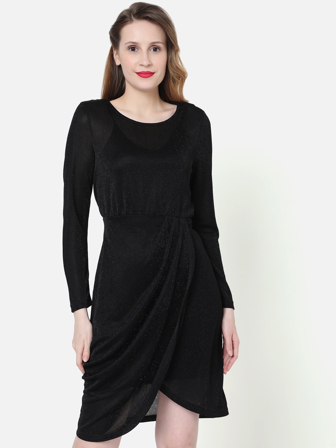 

Vero Moda Black A-Line Dress