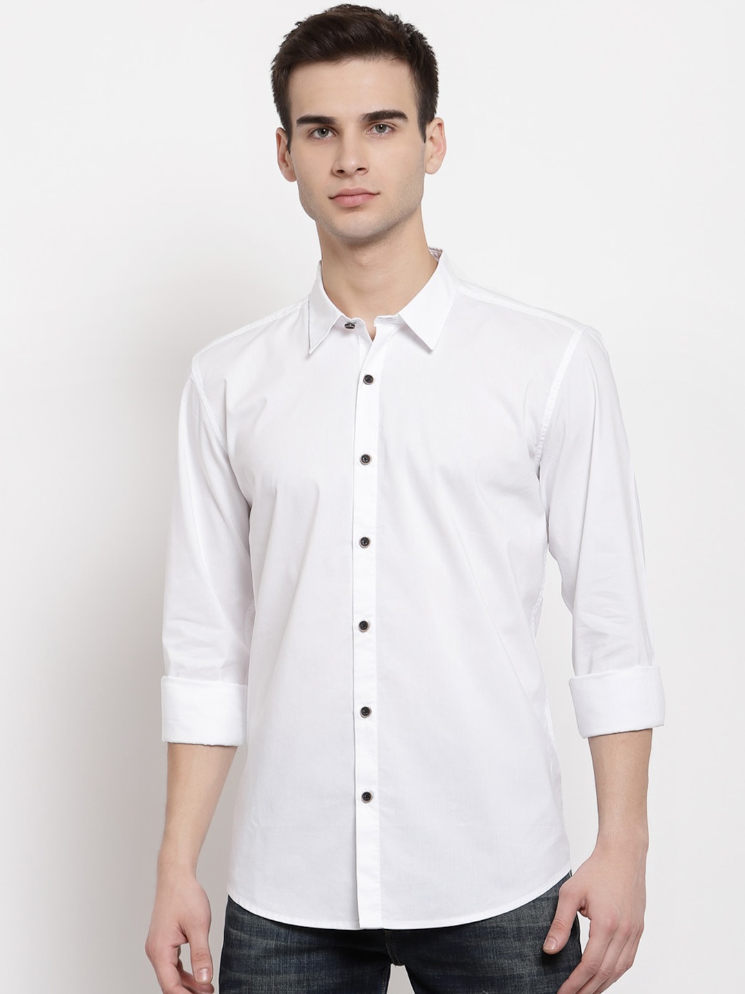 

Pepe Jeans Men White Opaque Casual Shirt