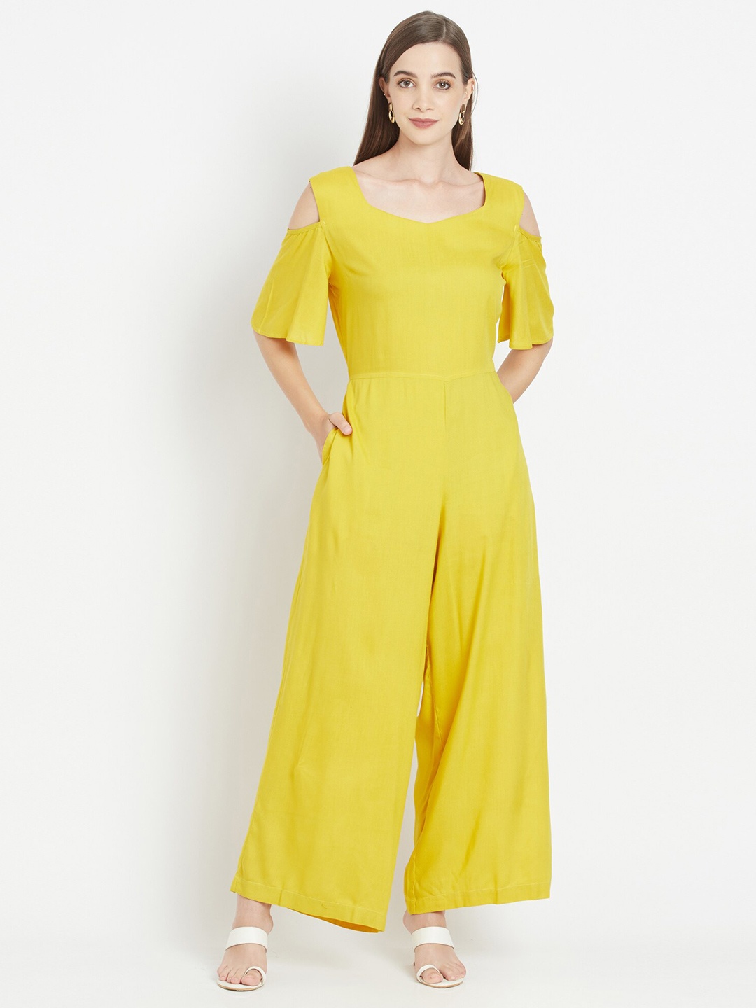 

WESTCLO Yellow Basic Jumpsuit