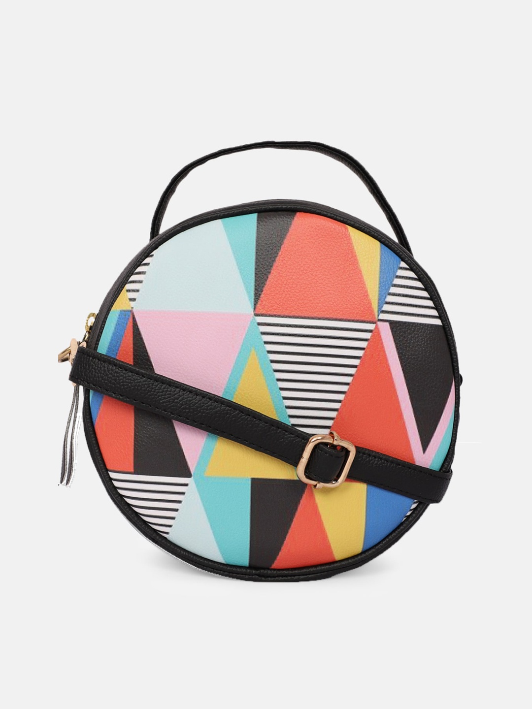 

Bagsy Malone Multicoloured Colourblocked Structured Sling Bag, Multi