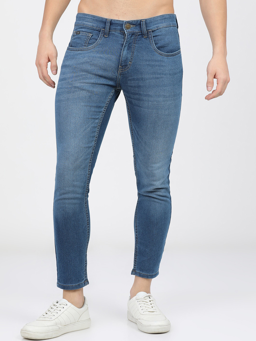 

HIGHLANDER Men Blue Tapered Fit Light Fade Stretchable Jeans