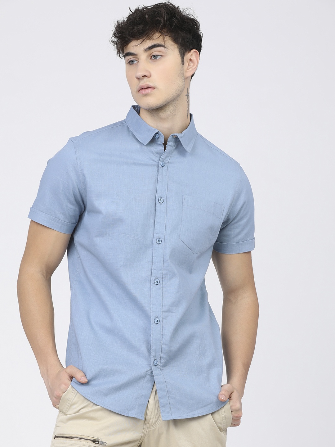 

KETCH Men Blue Slim Fit Casual Shirt