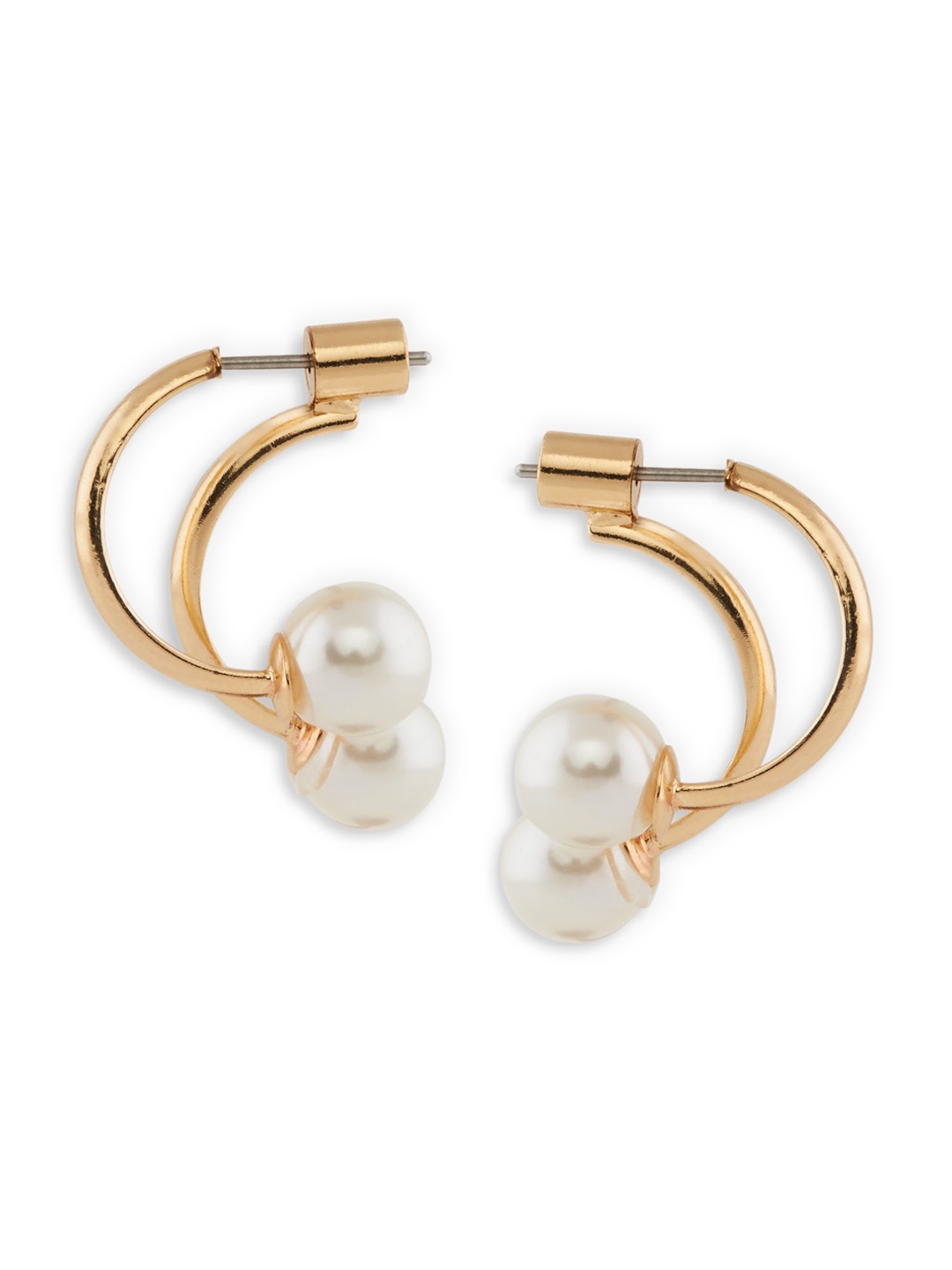 

20Dresses Gold-Toned Contemporary Studs Earrings