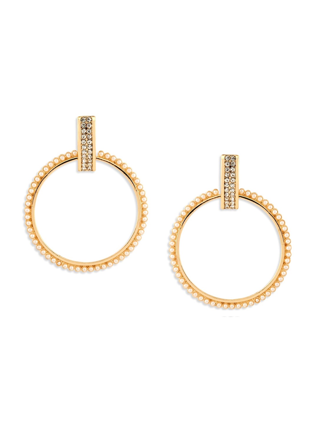 

20Dresses Gold-Toned Circular Hoop Earrings