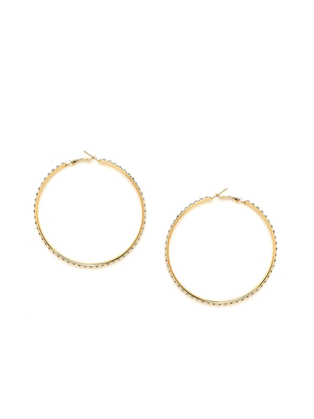 

20Dresses Gold-Toned Contemporary Hoop Earrings