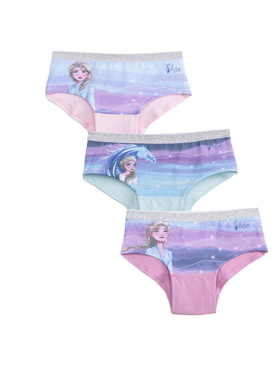 

Charm n Cherish Pack of 3 Disney Printed Pure Cotton Briefs, Multi
