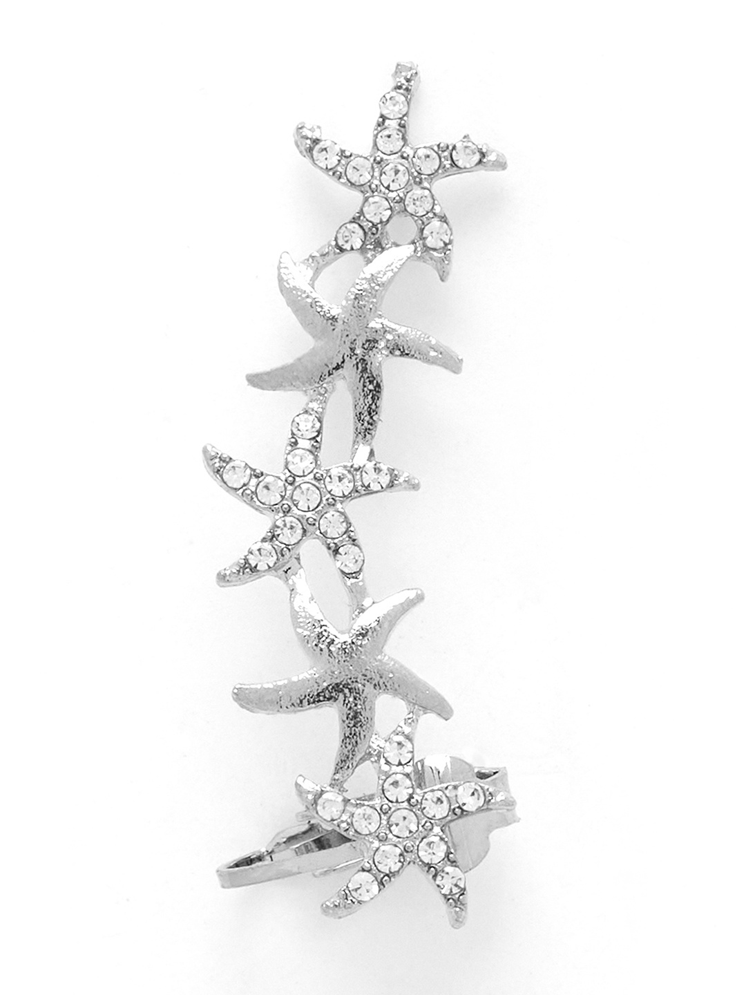 

URBANIC Silver-Toned Quirky Studs Earrings