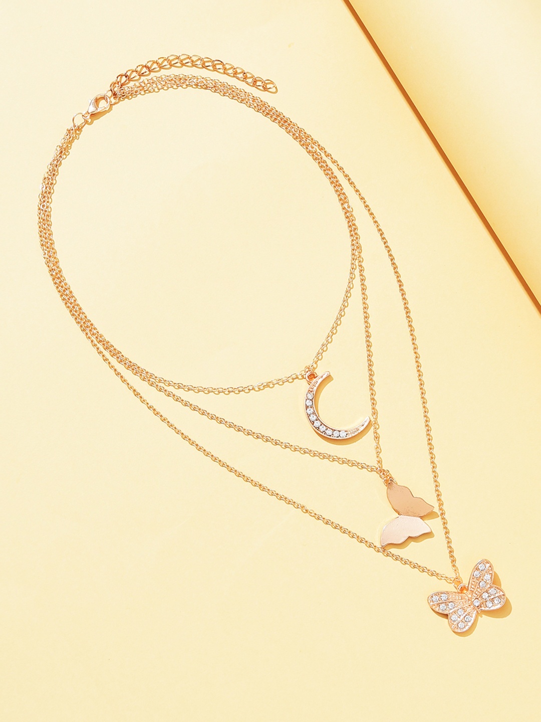 

URBANIC Gold-Toned Layered Necklace