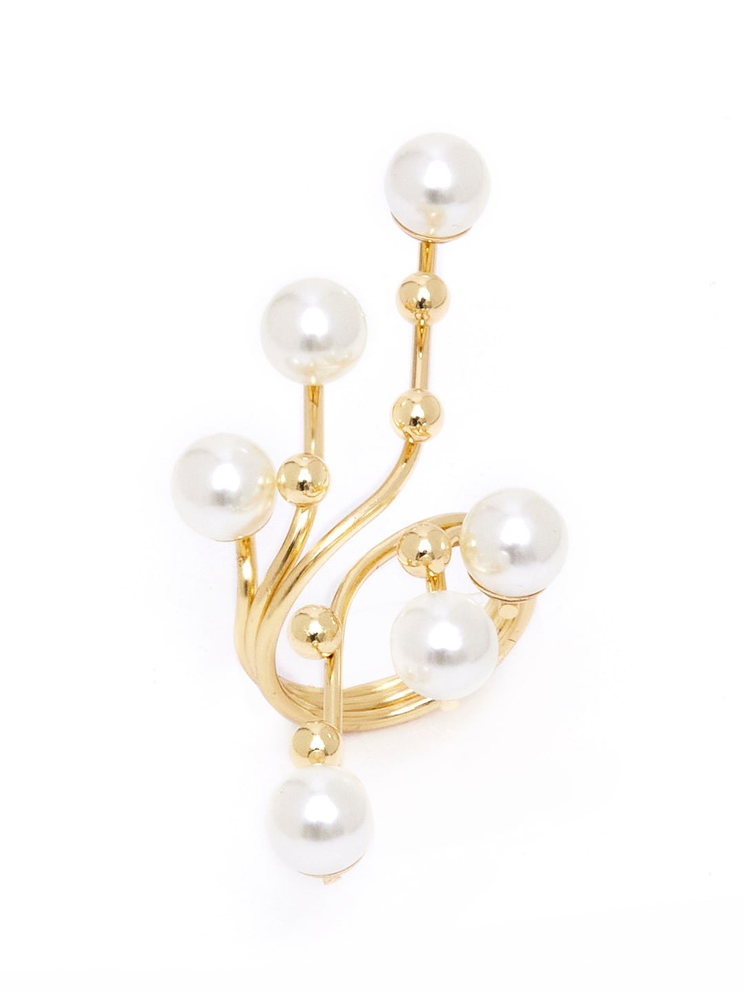 

URBANIC Women Gold-Toned Beads Fashion Ring