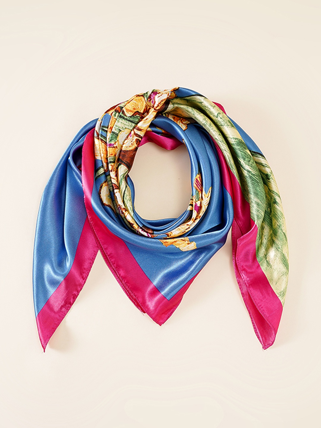 

URBANIC Women Blue Printed Scarf