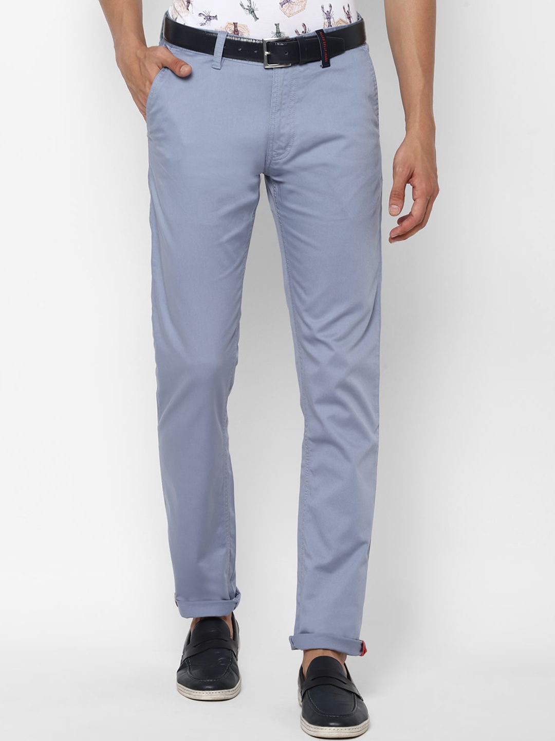 

Allen Solly Sport Men Blue Slim Fit Trousers