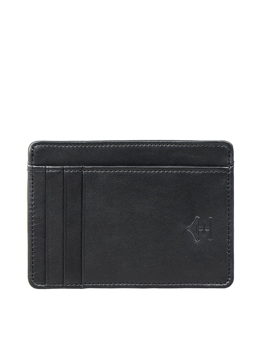 

Hidesign Women Black Leather Card Holder