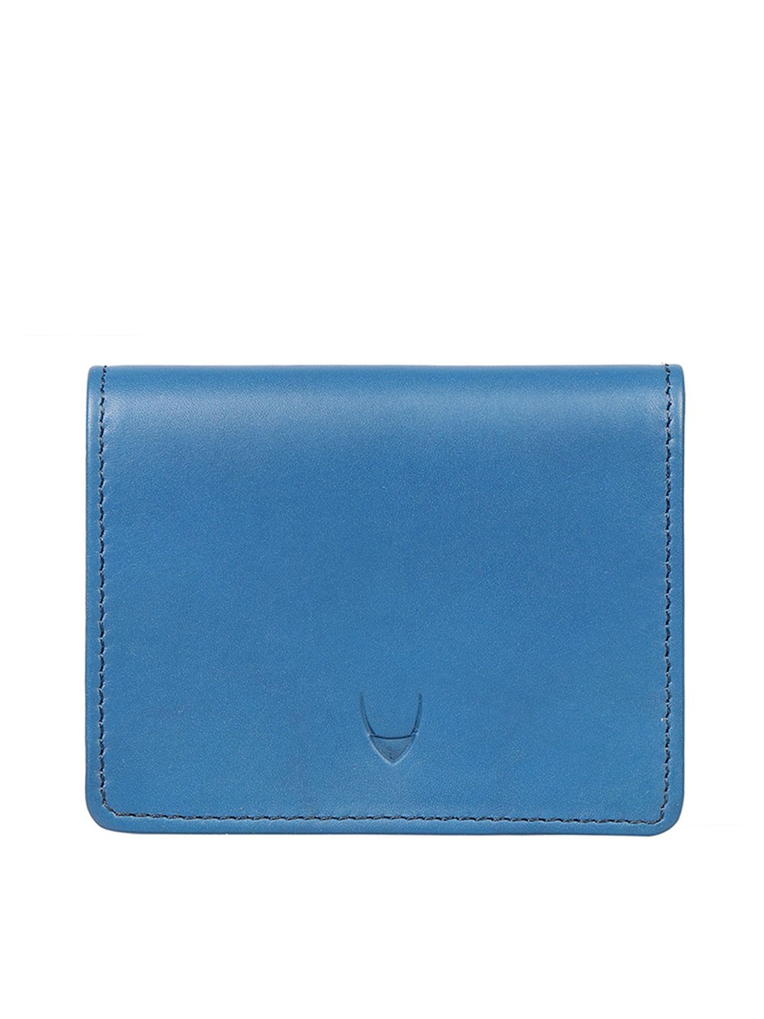 

Hidesign Women Blue Leather Two Fold Wallet