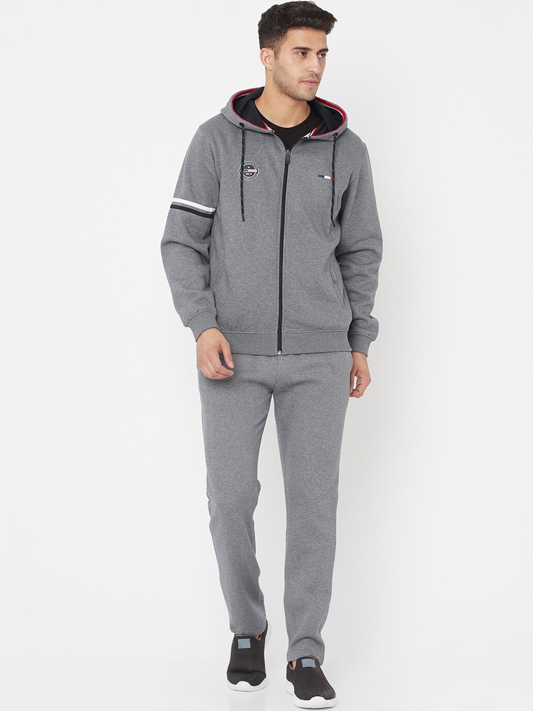 

Octave Men Grey Cotton Tracksuits