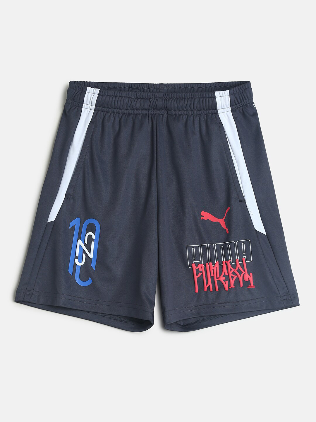 

Puma Kids Black Printed Sports Shorts
