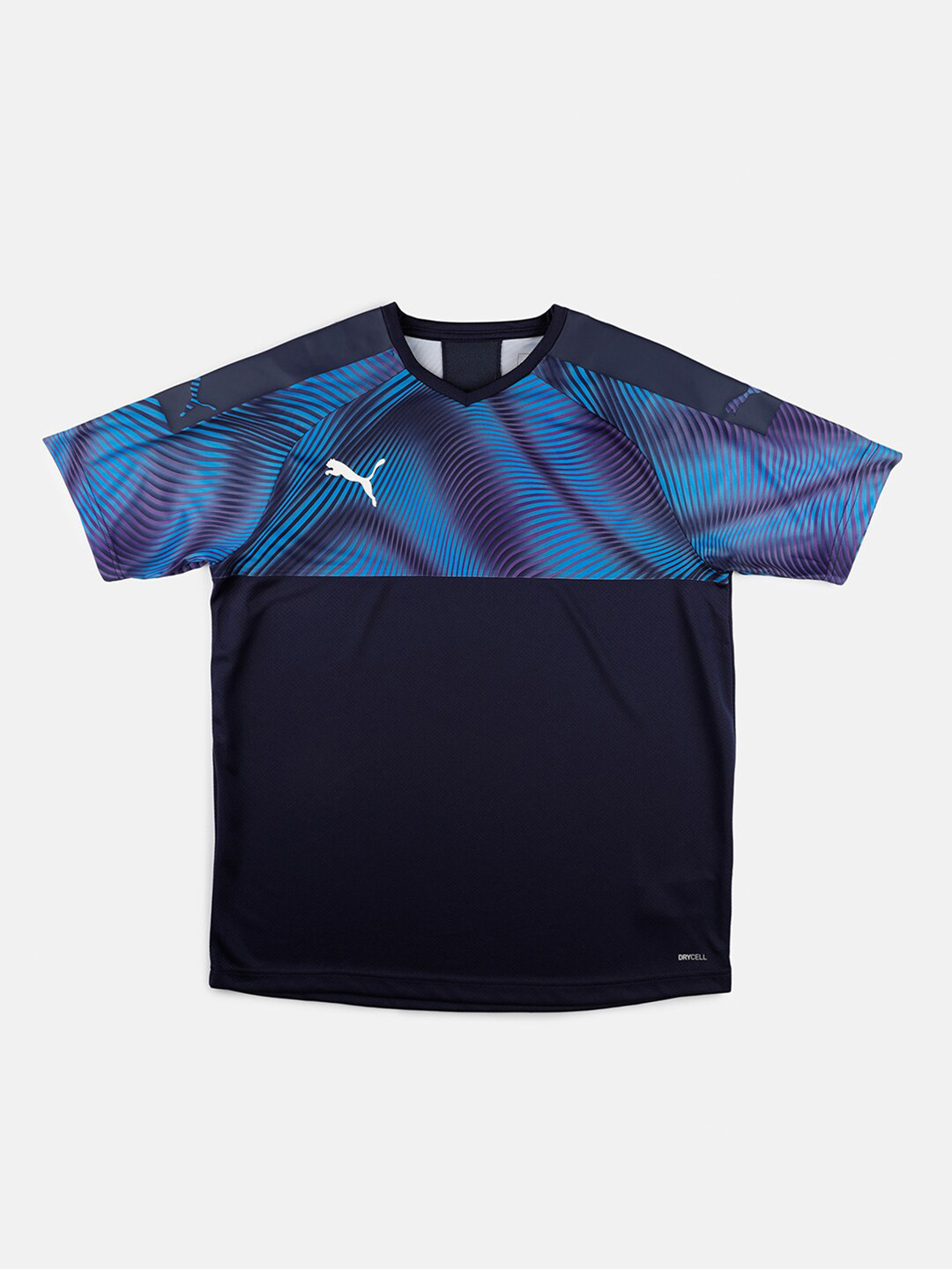 

Puma Kids Navy Blue Printed CUP T-Shirt