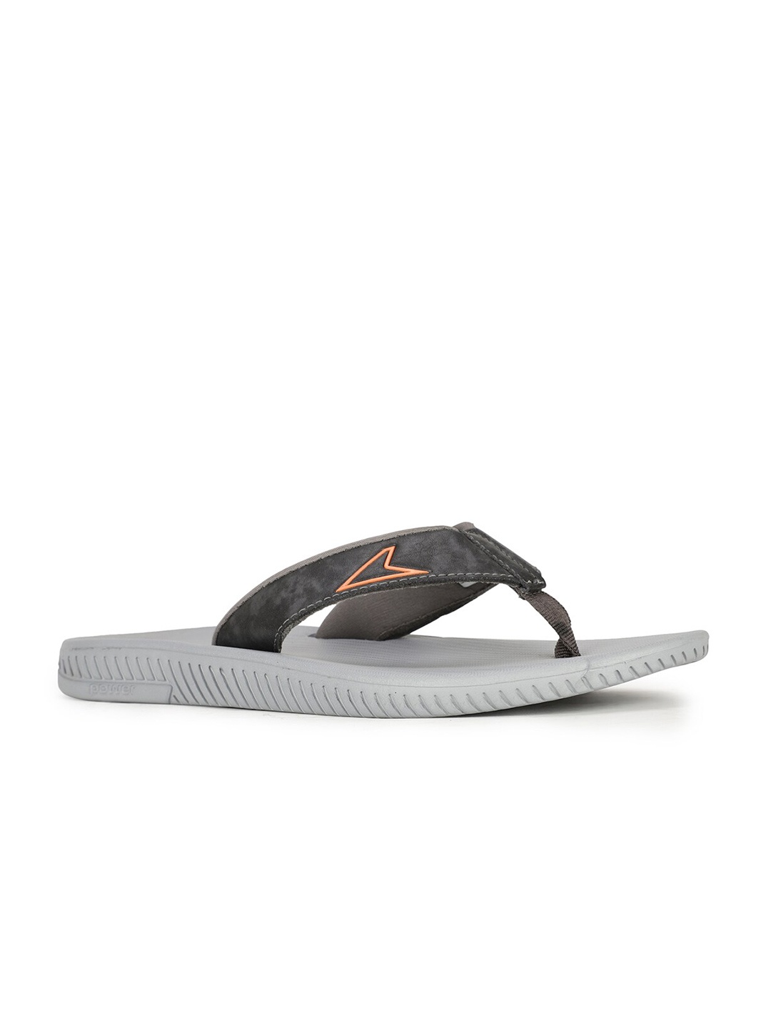 

Power Men Grey & Black Thong Flip-Flops